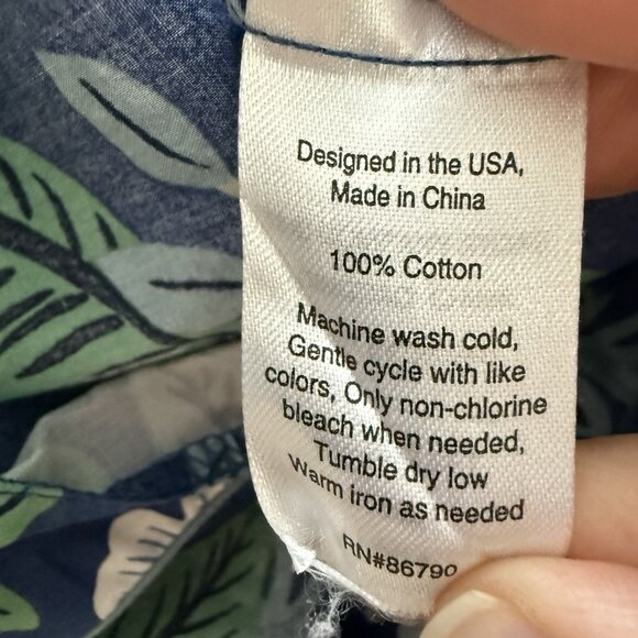 Rifle Paper Co. Poplin Button Front Short Pajama Set Size Small Peacock Print - Picture 8 of 14